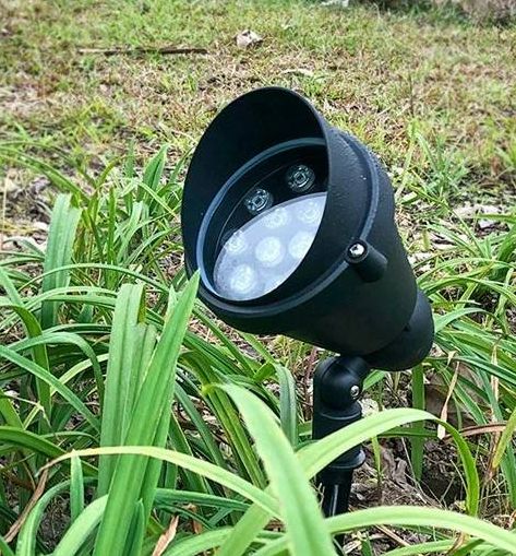 งานส่งห้าง สว่างพุ่ง โคมไฟ LED ส่องต้นไม้ ฟรีชุดขาปักดิน 220V กันน้ำ งานอลูมิเนียม โคมปักดิน ส่องสวนหย่อม ส่องสนามหญ้า ไฟปักสนาม led garden light