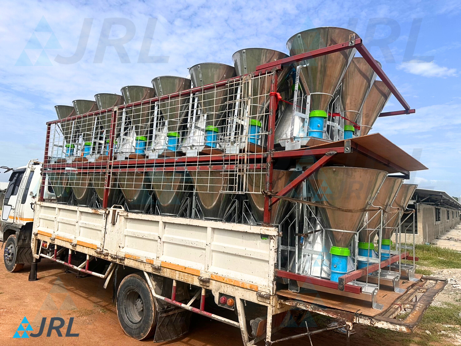 ถังอาหารหมู JRL ขนาด 120 ลิตร ( 80 กิโลกรัม), 100 ลิตร, 80 ลิตร