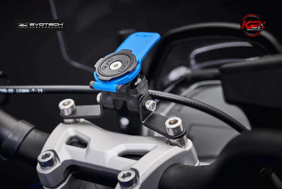 ขายึดโทรศัพท์ Evotech Quad Lock Handlebar Clamp Sat Nav Mount - Triumph Tiger Sport 660 (2022+)