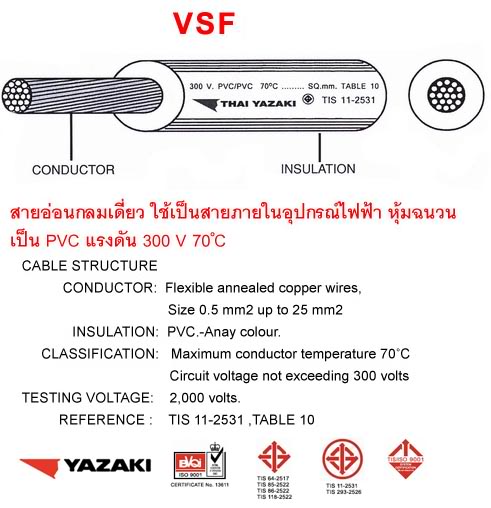 สายไฟ VSF