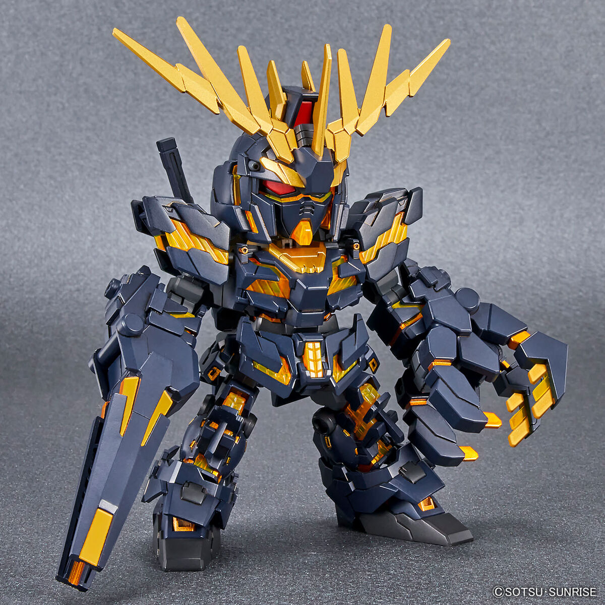 1062159 BANDAI SPIRITS SD GUNDAM CROSS SILHOUETTE UNICORN GUNDAM 02 BANSHEE (DESTROY MODE)&BANSHEE NORN PARTS SET