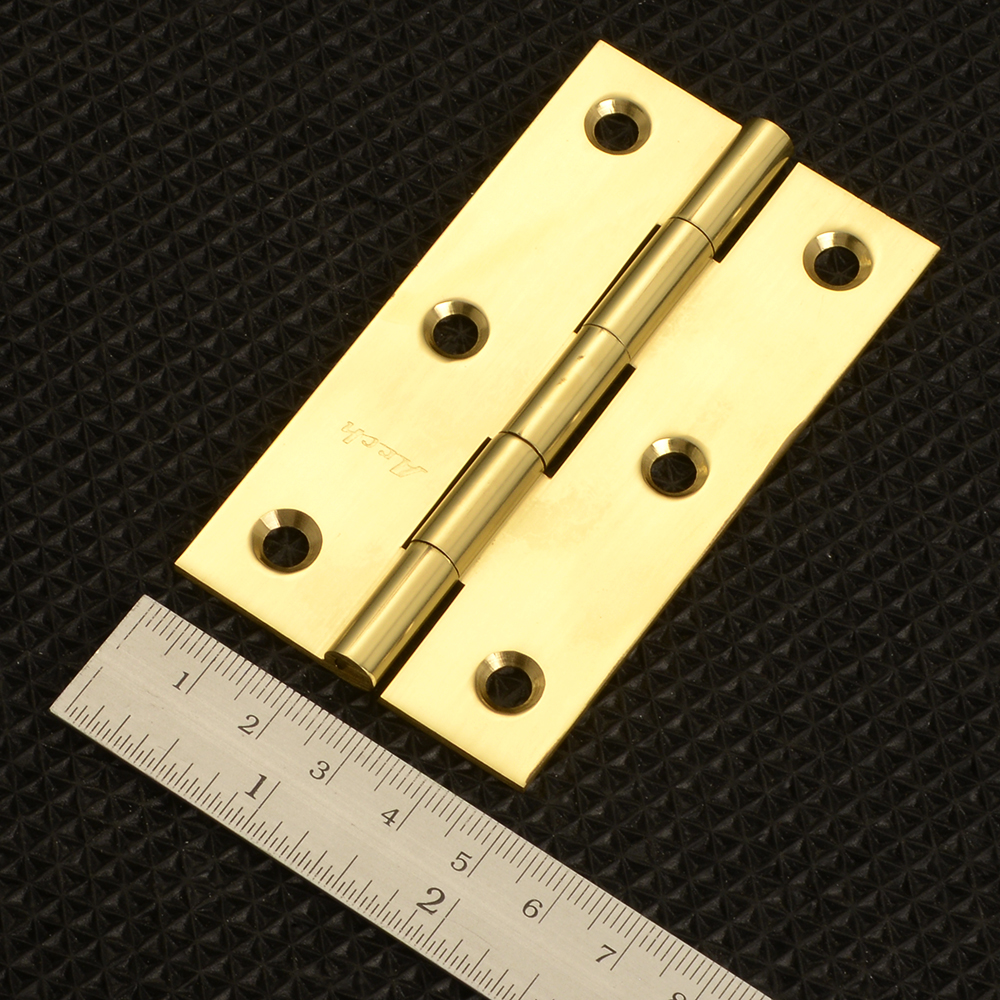 DHG#1 อัน (1Pcs) บานพับ บานพับประตู บานพับทองเหลืองแท้ 1 อันพร้อมสกรู Real Brass Door Hinge ของนำเข้า 3 150 กรัม Gold ดูจากรุป