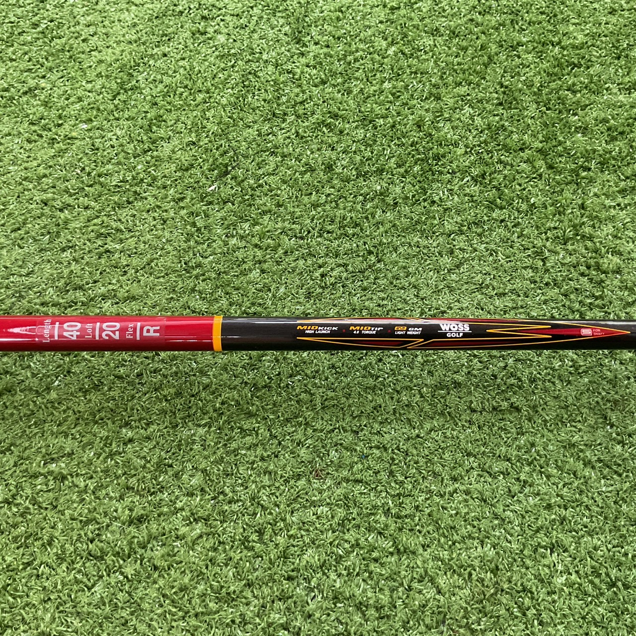 UTILITY 20° WOSS GOLF : SQUARE WU-33 / MID Flex-R ก้านกราไฟร์