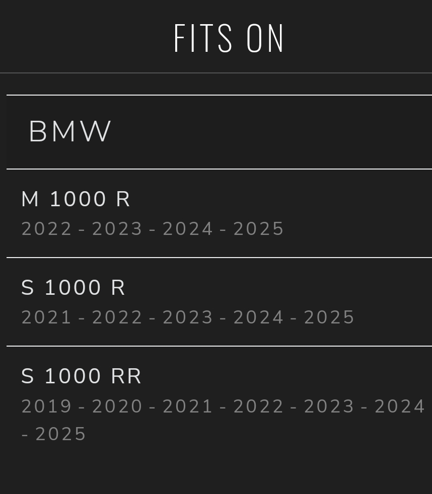ตั้งโซ่ LIGHTECH FOR BMW S1000RR / M1000R / S1000R