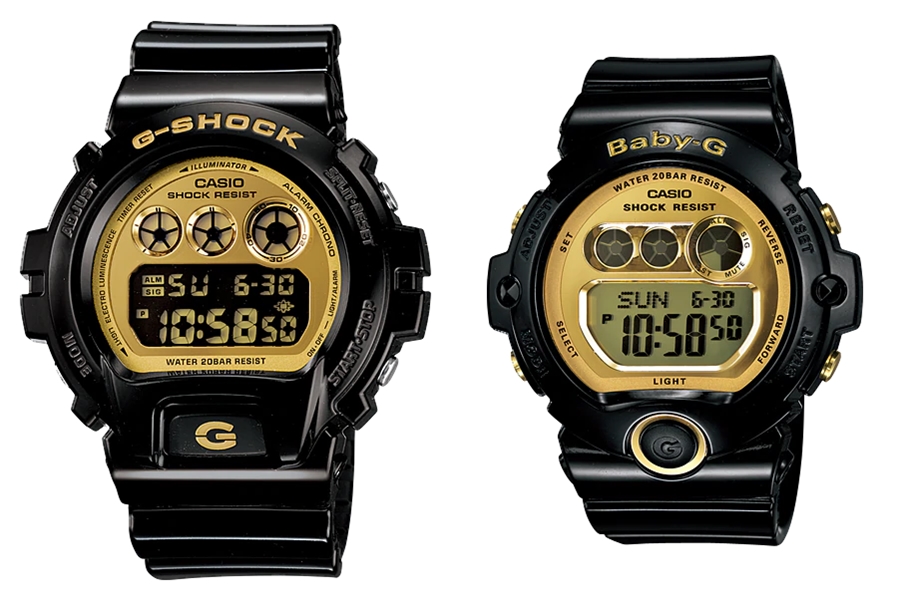 นาฬิกาคู่รัก DW-6900CB-1 & BG-6901-1
