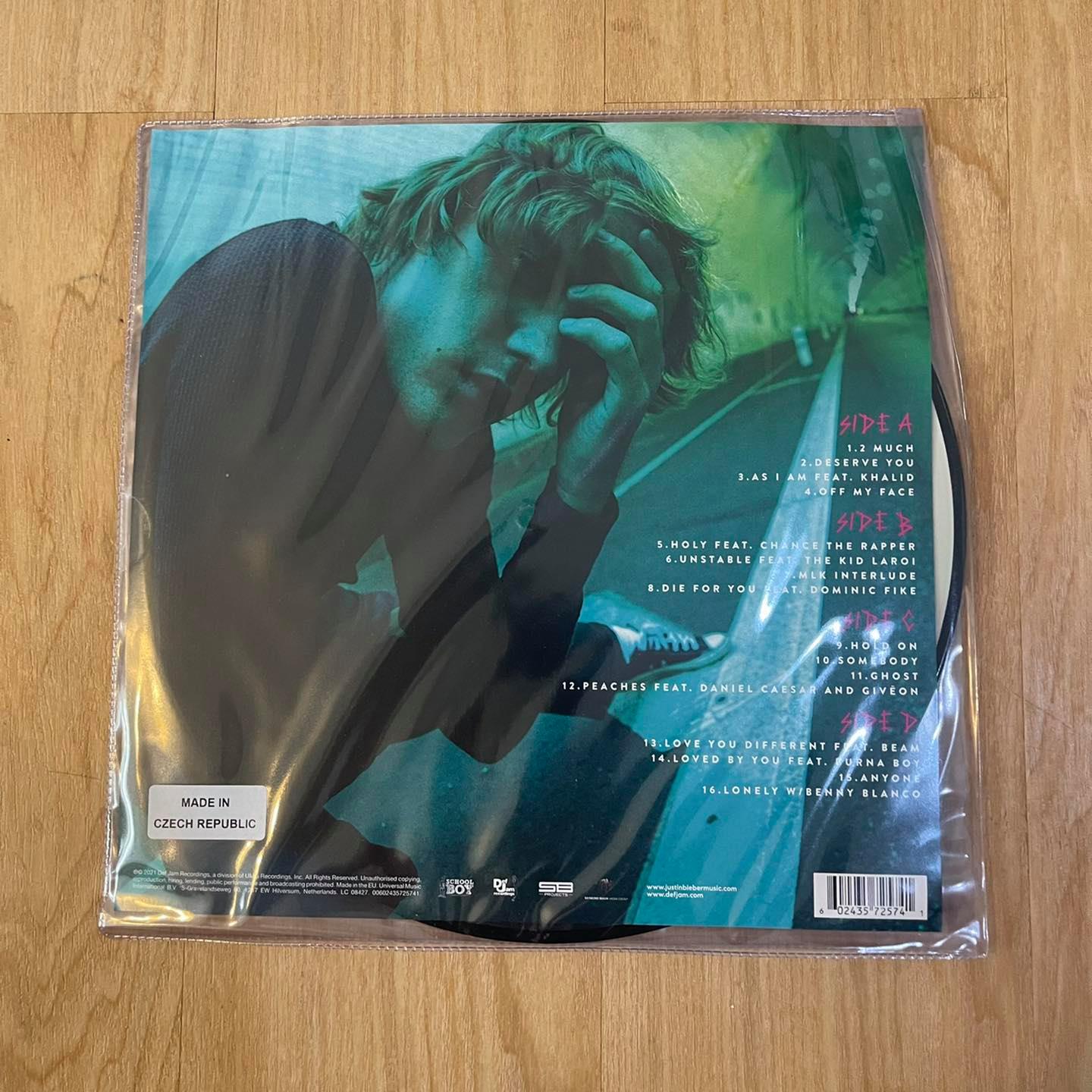 แผ่นเสียง Justin Bieber – Justice / 2 × Vinyl, LP, Album, Picture Disc,EU แผ่นเสียงมือหนึ่ง