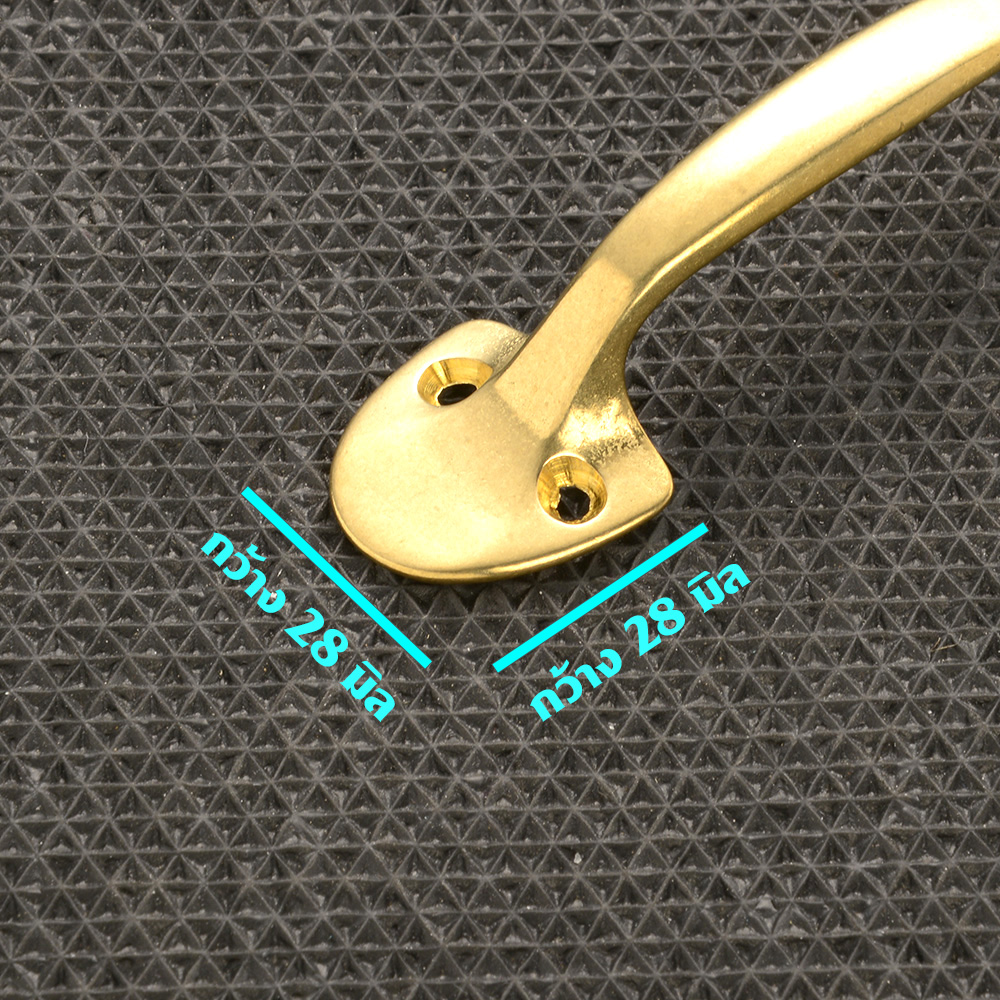 BH-01-02 มือจับหน้าต่าง ประตู ทองเหลืองแท้ Real Brass Door-Window Handle ยาว 4.5-6 นิ้ว 1 อัน(1 Pcs) 2 350 กรัม Gold ดูจากรุป
