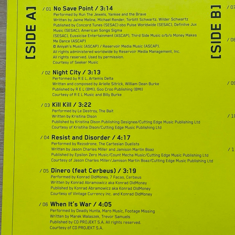 แผ่นเสียง Various - Cyberpunk 2077 Radio OST Vol. 1 Vinyl, LP, Album, Compilation, Yellow มือหนึ่ง ซีล