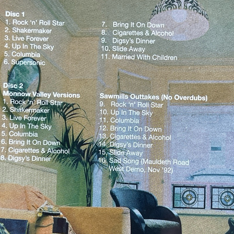 CD ซีดีเพลง Oasis - Definitely Maybe, Limited Edition Deluxe , 30th Anniversary, 2CD มือหนึ่ง ซีล