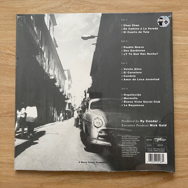 แผ่นเสียง -Buena Vista Social Club ,2 x Vinyl, LP, Album, Reissue, Stereo, Gatefold, 180g มือหนึ่ง ซีล