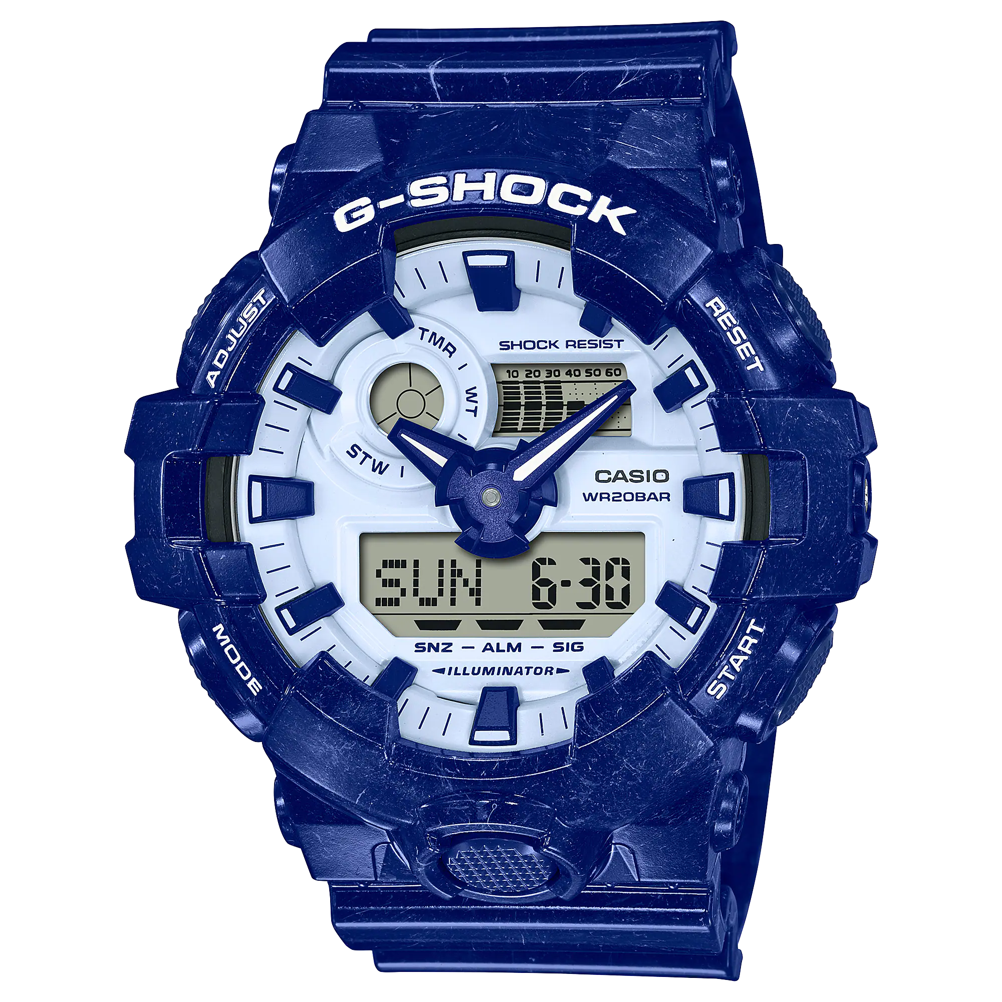 GA-700BWP-2A | อะนาล็อก-ดิจิตอลมาตรฐาน | G-SHOCK | นาฬิกา | CASIO
