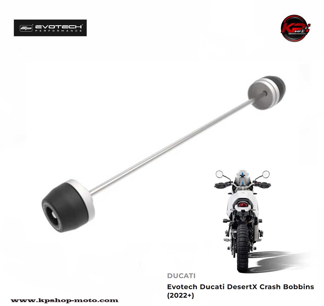 กันล้มหลัง Evotech Rear Spindle Bobbins - Ducati DesertX (2022+)