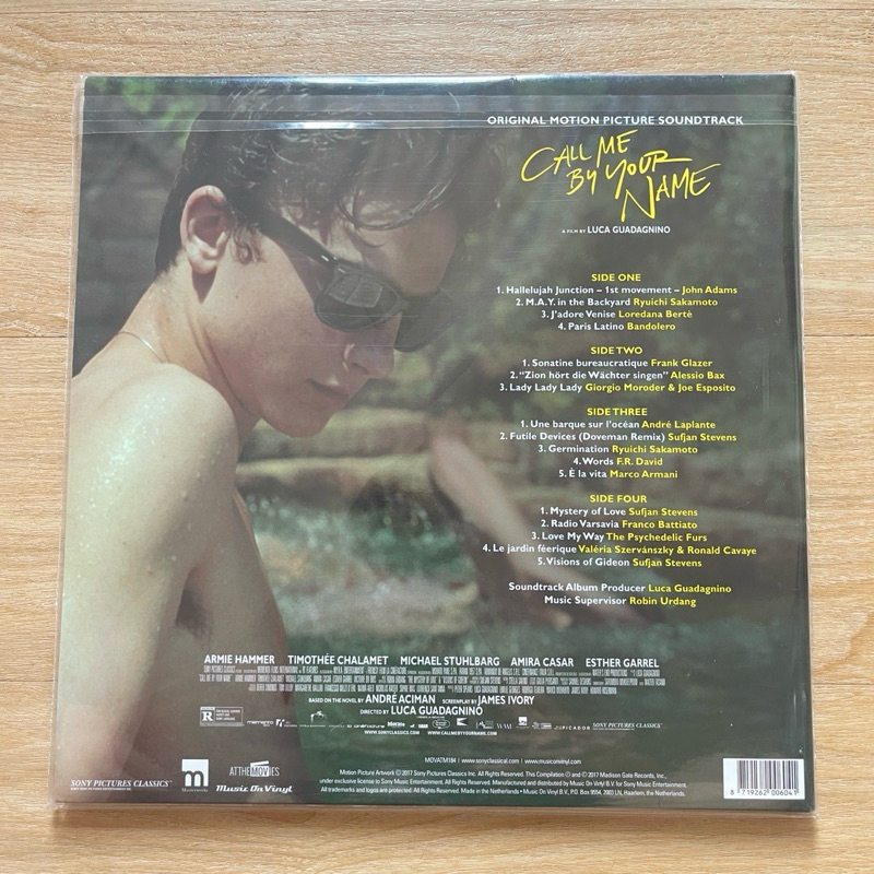 แผ่นเสียง Call Me By Your Name 2 x Black Vinyl, LP, Album, 180g, posterแผ่นเสียงมือหนึ่ง ซีล