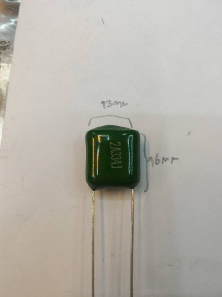 ขาย C 0.33UF100V DC Milar capacitor ไมล่าร์ สีเขียว Milar capacitoR ที่ตัวพิมพ์ 334 ขนาดกว้าง13มมสูง16มม(13x16MM)I รุ่น 334j ของแท้ ราคา ตัวล่ะ , . . . หน่วย บาท