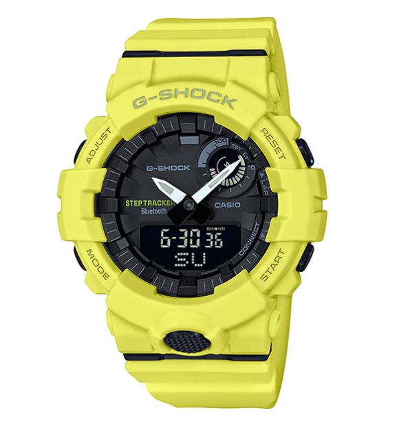 Casio G-Shock Bluetooth® รุ่น GBA-800-9 (เพื่อการออกำลังกาย นับก้าวได้)