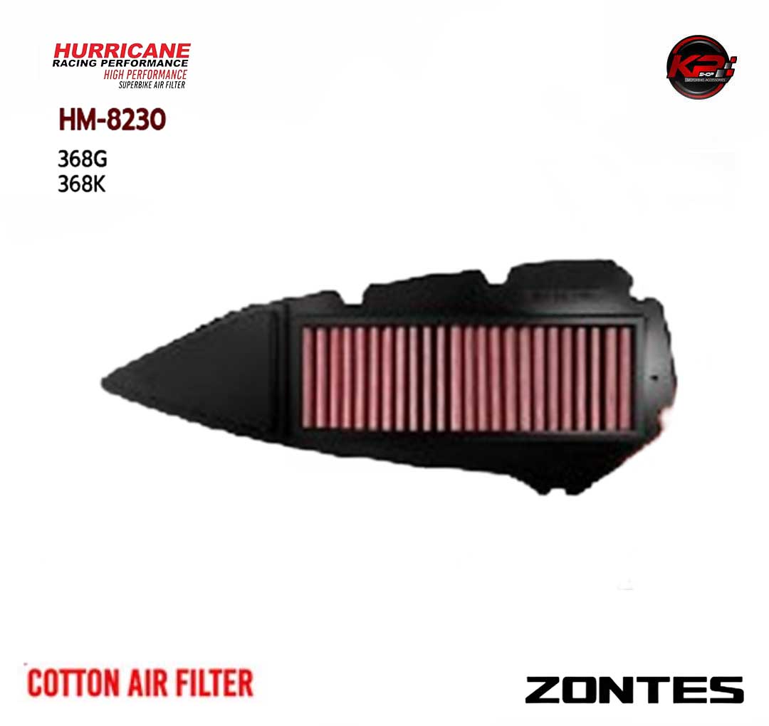 กรองอากาศ HURRICANE FOR ZONTES 368G / 368K (COTTON) HM8230