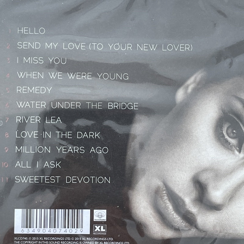 แผ่น CD ซีดีเพลง ADELE : ADELE 25 แผ่นมือสอง สภาพดี