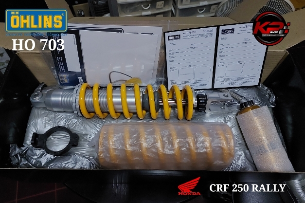 โช๊คอัพหลัง OHLINS HO 703 FOR CRF250 RALLY 2017-2020 (OHLINS รับประกัน 2 ปี)