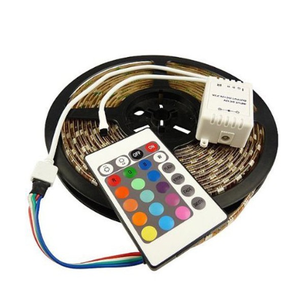 LED RIBBON RGB ไฟเส้นสลับสี CHIPSET5050 ครบชุด