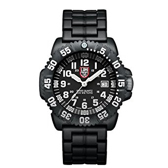 Luminox รุ่น Luminox 3052 Men's Sea Navy Seal Colormark Black Dial Black Polyurethane Bracelet Dive Watch