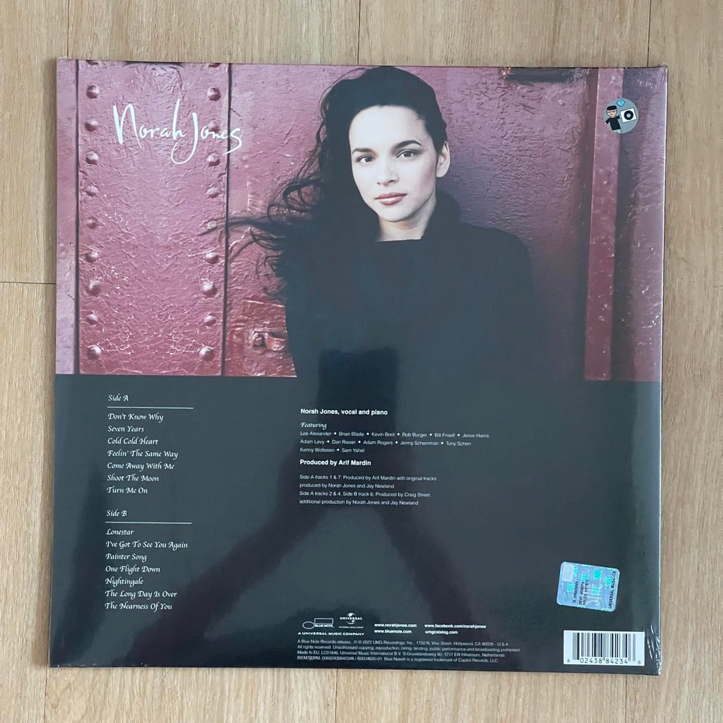 แผ่นเสียง Norah jones Come away with me **20 th anniversary,Vinyl, LP, Album, Reissue, มือหนึ่ง ซีล