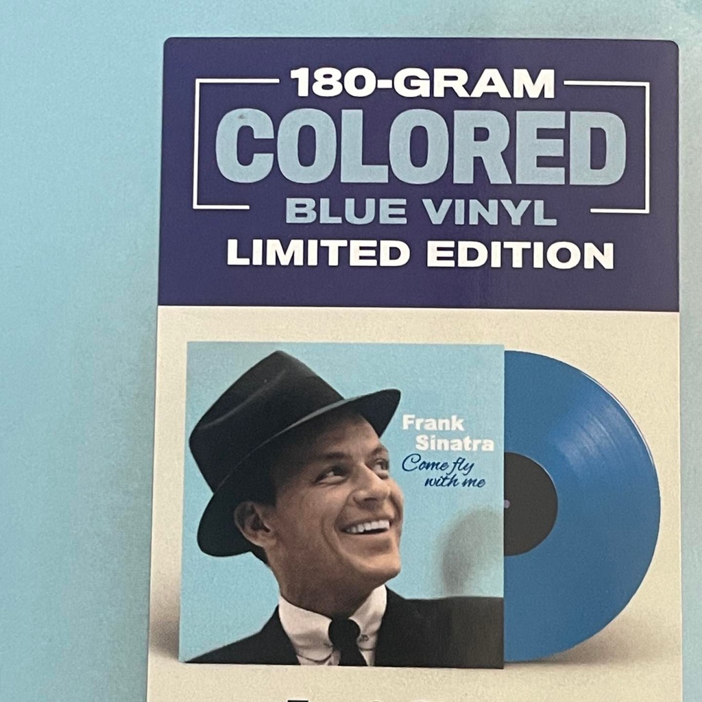 แผ่นเสียง Frank Sinatra – Come Fly With Me ,Limited Edition Blue vinyl LP, Album มือหนึ่ง ซีล