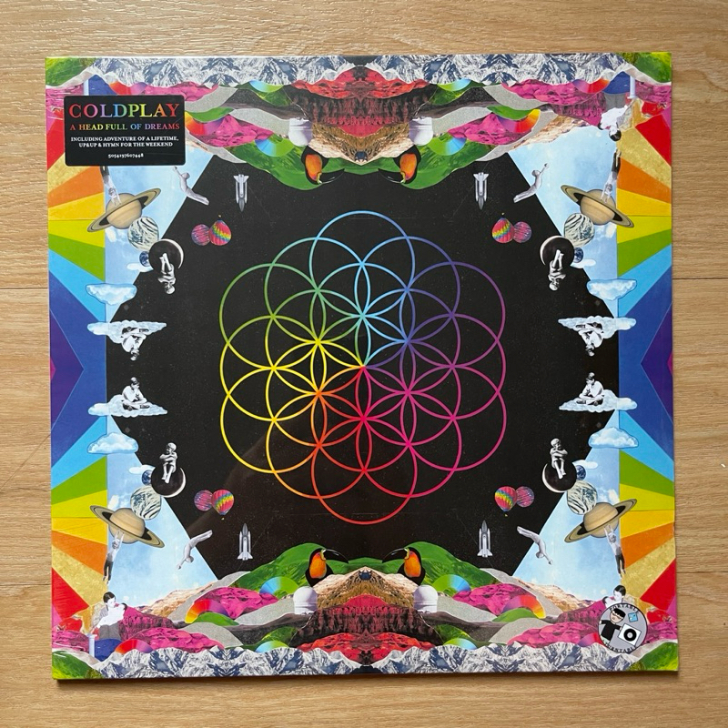 แผ่นเสียง Coldplay A Head Full of Dreams , Vinyl, LP, Album, **Black coloured มือหนึ่ง ซีล
