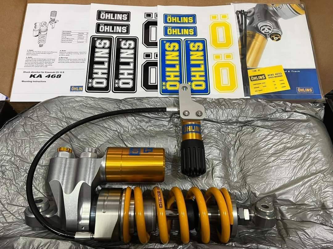 โช๊คอัพ OHLINS KA 468 FOR KAWASAKI ZX10R 2016-2023