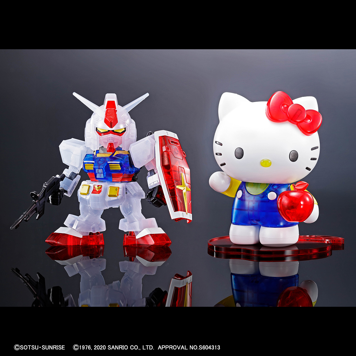 HELLO KITTY/RX-78-2 GUNDAM [SD EX-STANDARD] [CLEAR COLOR]