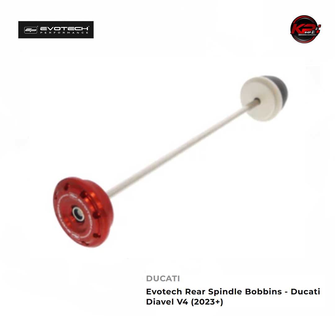 กันล้มหลัง Evotech Rear Spindle Bobbins - Ducati Diavel V4 (2023+)