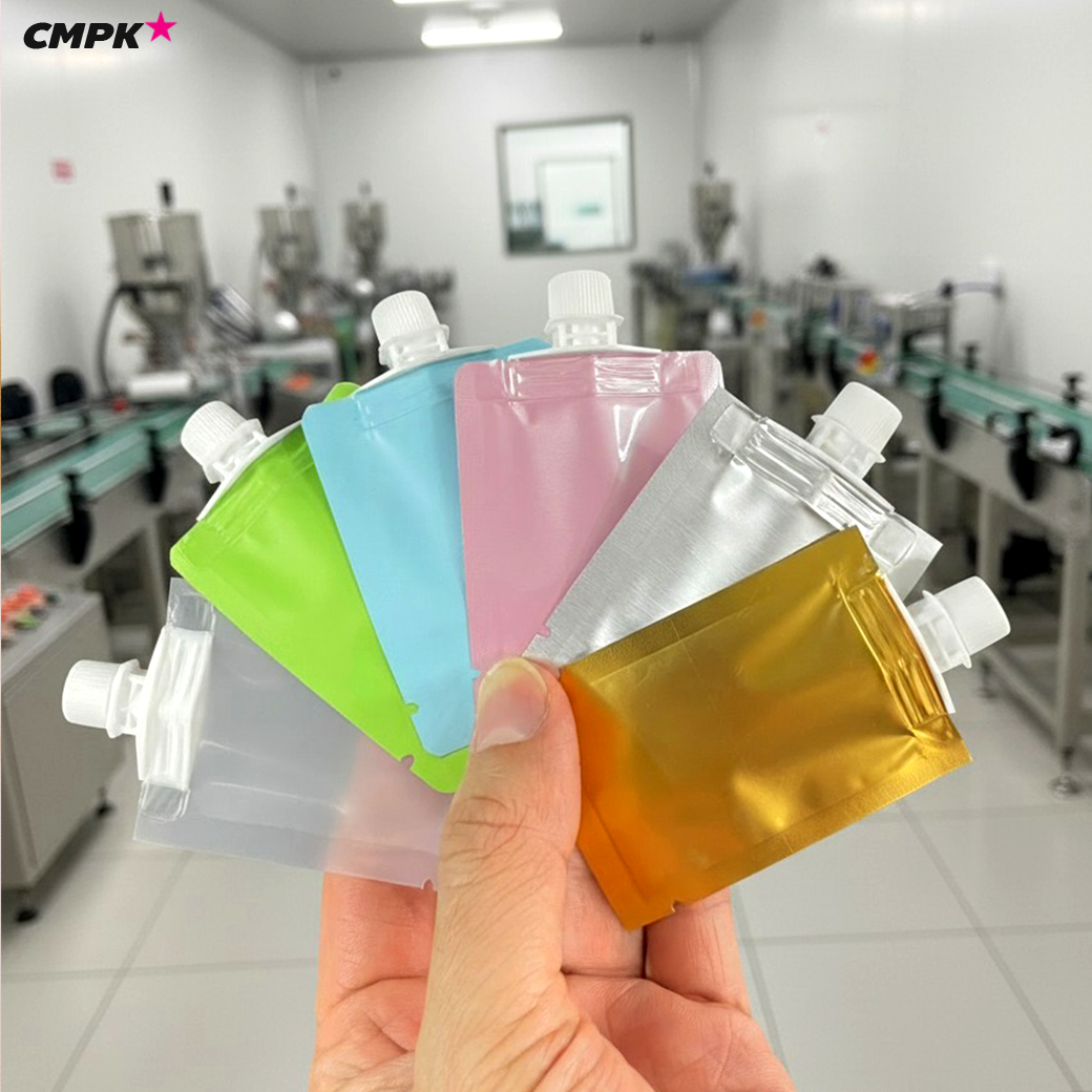 ซองเทสเตอร์ ฟอยล์ติดจุก ทึบแสง ขนาด 5 mL (แพ็ค 100 ใบ พร้อมฝา Mini 0.5 ซม.)