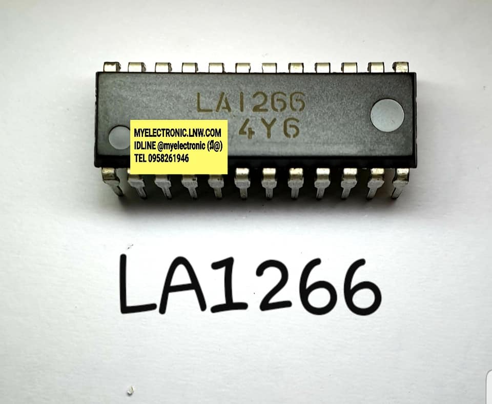 ขาย LA1266 ยี่ห้อ SANYO ซันโย ตัวถัง DIP-24 ขาแคบ ราคา ตัวละ . . . . . หน่วย บาท
