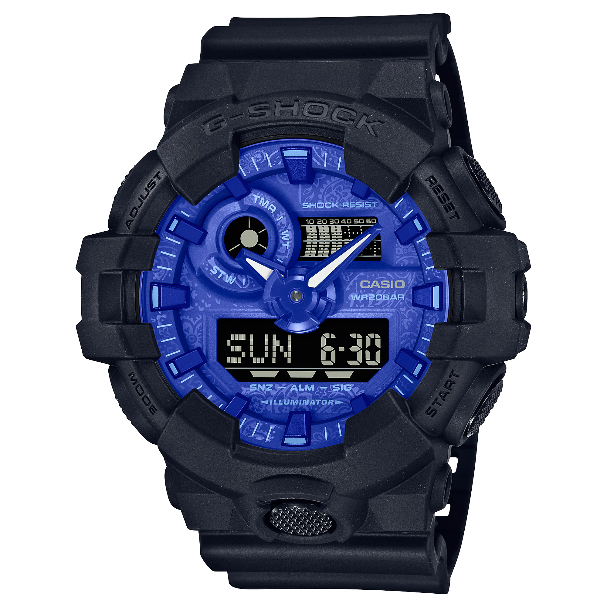 GA-700BP-1A | อะนาล็อก-ดิจิตอลมาตรฐาน | G-SHOCK | นาฬิกา | CASIO