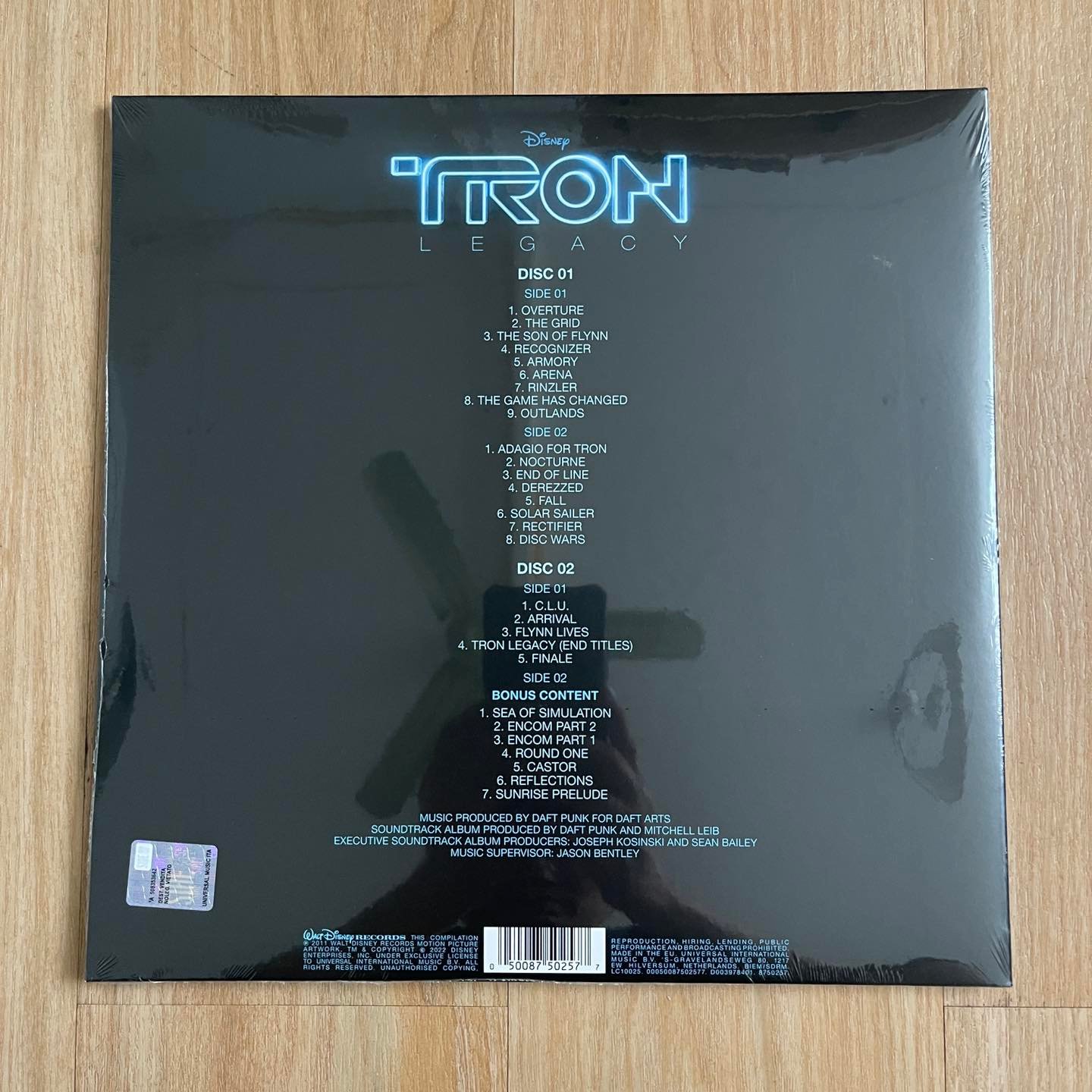 แผ่นเสียง Daft Punk – TRON: Legacy (Vinyl Edition Motion Picture Soundtrack)2 x Vinyl, LP, Album, Compilation, Reissue แผ่นมือหนึ่ง ซีล