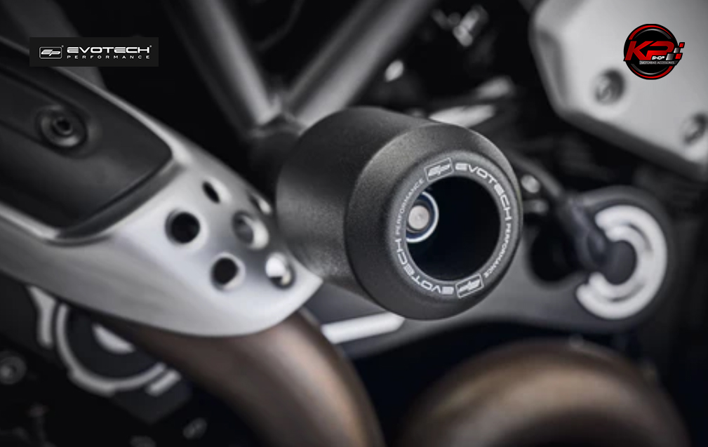 กันล้มกลาง Evotech Ducati Scrambler 1100 Crash Protection Bobbins (2018-2020)
