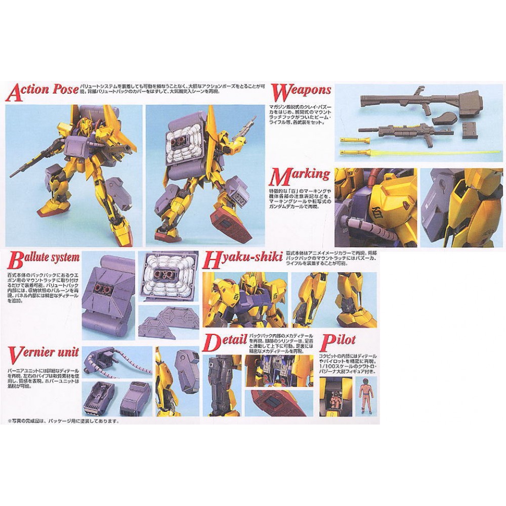 MG Hyaku Shiki + Ballute System