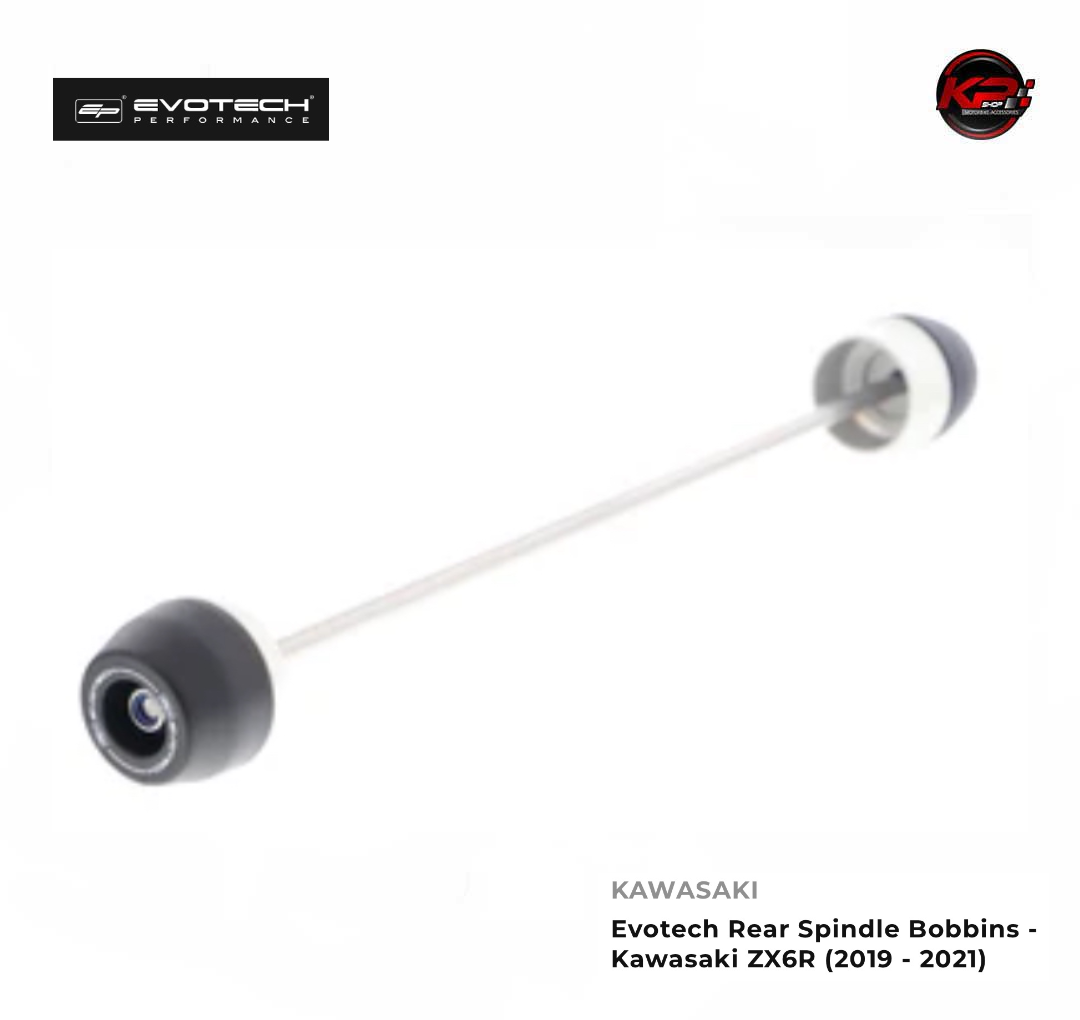 กันล้มหลัง Evotech Rear Spindle Bobbins - Kawasaki ZX6R (2019 - 2021)