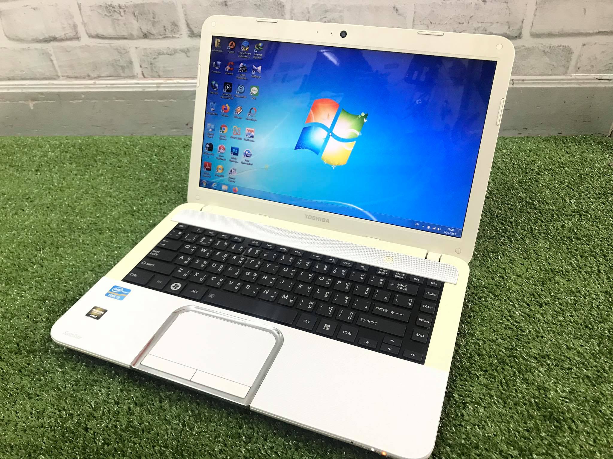 ตอบสอนองการทำงานที่บ้านด้วยNotebook Toshiba L840