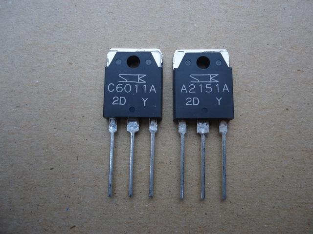 2SA2151A+2SC6011AตัวถังTO-3Pขายเป็นคู่ราคาคู่ล่ะ