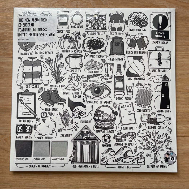 แผ่นเสียง Ed Sheeran – Autumn Variations , LP, Album,Canada ** Limited Edition White มือหนึ่ง ซีล