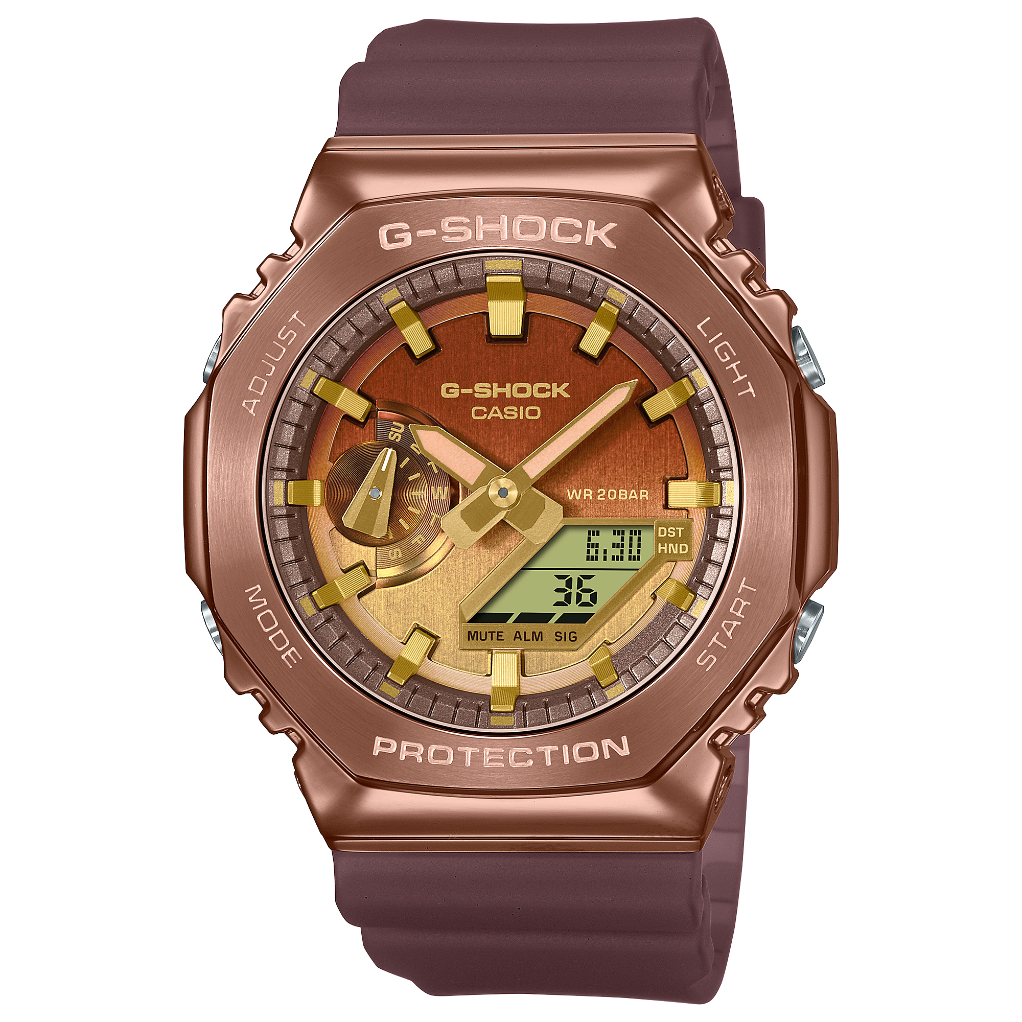 GM-2100CL-5A | อะนาล็อก-ดิจิตอลมาตรฐาน | ซีรีส์ 2100 | G-SHOCK | นาฬิกา | CASIO