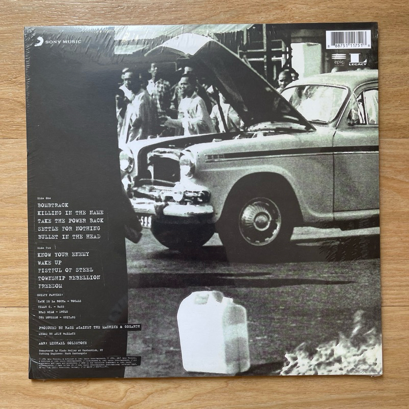 แผ่นเสียง Rage against the machine – Rage against the machine , *20TH aniversary,Vinyl, LP, Album,มือหนึ่ง ซีล