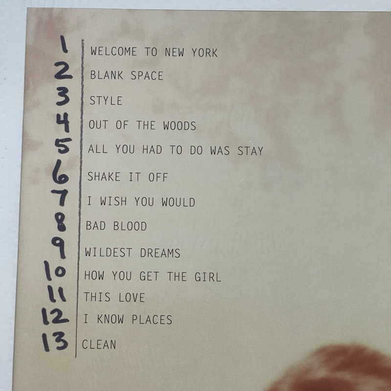 แผ่นเสียง Taylor Swift อัลบั้ม 1989 ,2 × Vinyl, LP, Album, Gatefold ,Black , EU. มือหนึ่ง ซีล