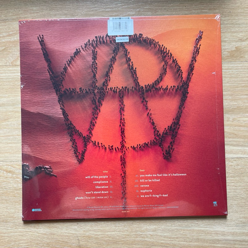 แผ่นเสียง Muse - Will Of The People , **Red Vinyl, LP, Album,EU มือหนึ่ง ซีล