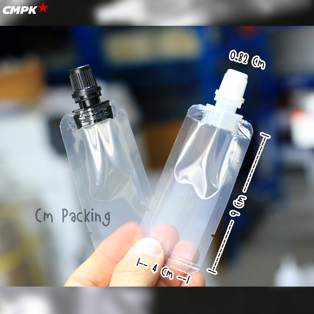 ถุงซอสฝาเกลียว สำหรับจิ๊กโฉ่ว โชยุ ซีอิ้ว ฟู้ดเกรด ขนาดบรรจุ 5-20 มล. (แพค 100 ใบ)