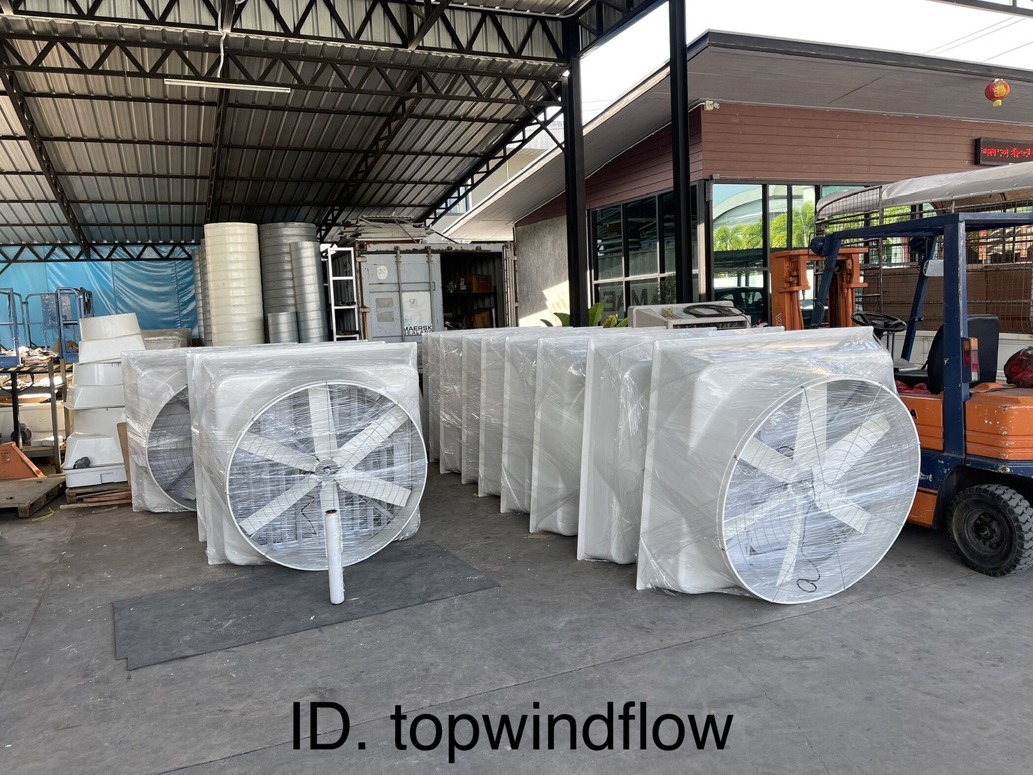พัดลมฟาร์มไฟเบอร์กลาส ESC1460-Fiber (50 นิ้ว)