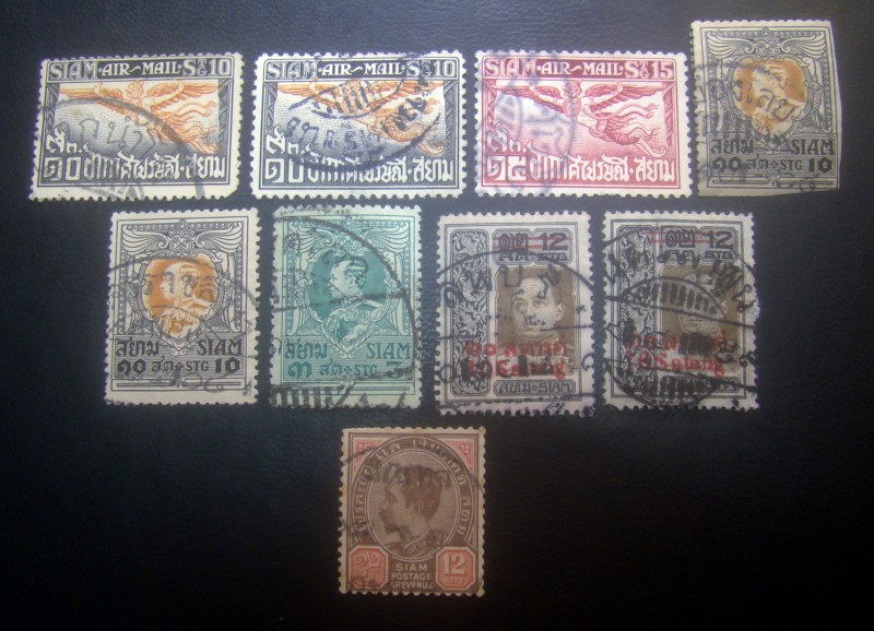 s3201-ตราประทับ มณฑลกรุงเก่า แสตมป์รัชกาลที่ 5 ชุด3 พระพักตร์ข้าง พ.ศ.2442 หน้าดวง 12 อัฐ หายาก น่าสะสมครับ