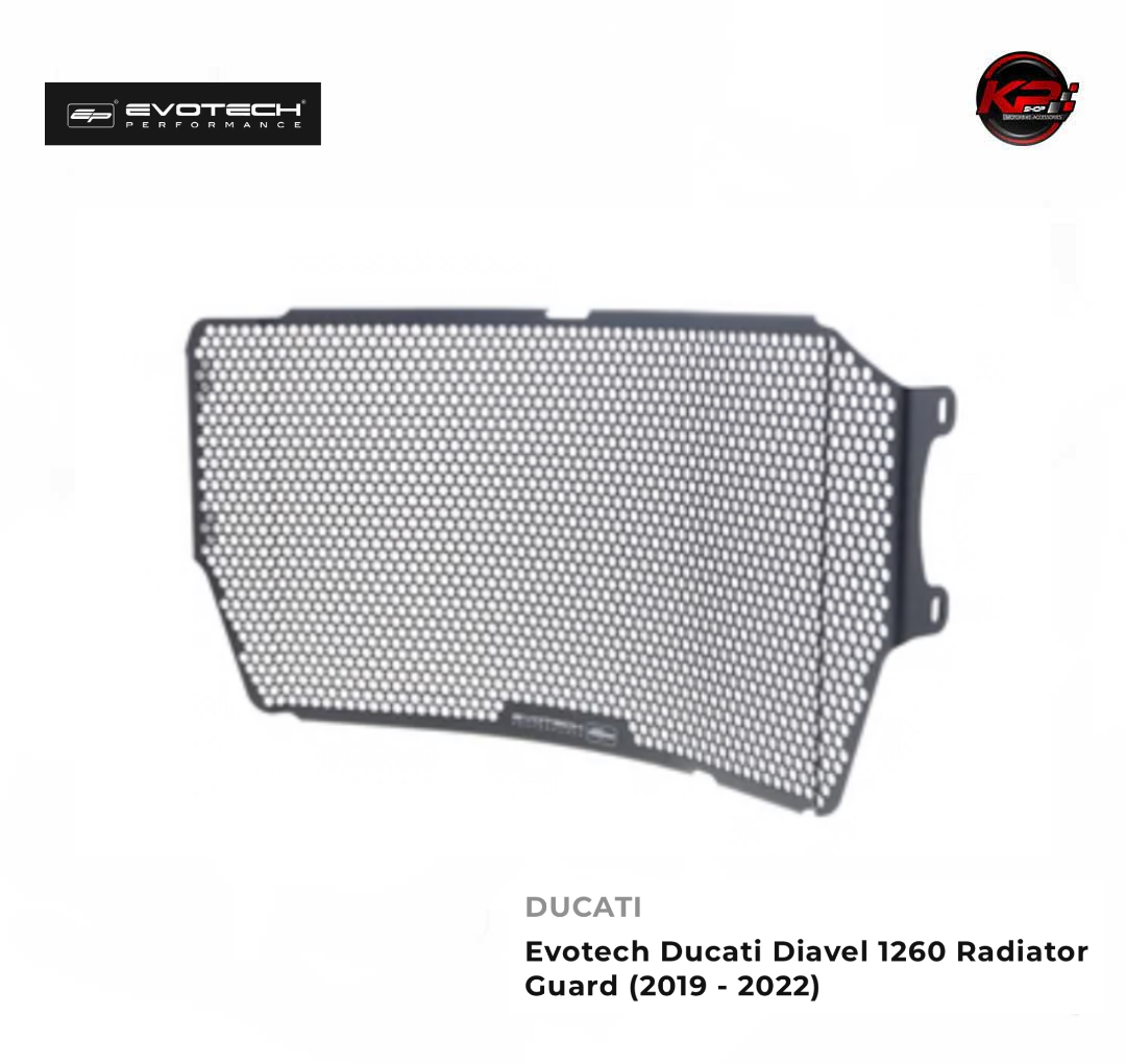 การ์ดหม้อน้ำ Evotech Ducati Diavel 1260 Radiator Guard (2019 - 2022)