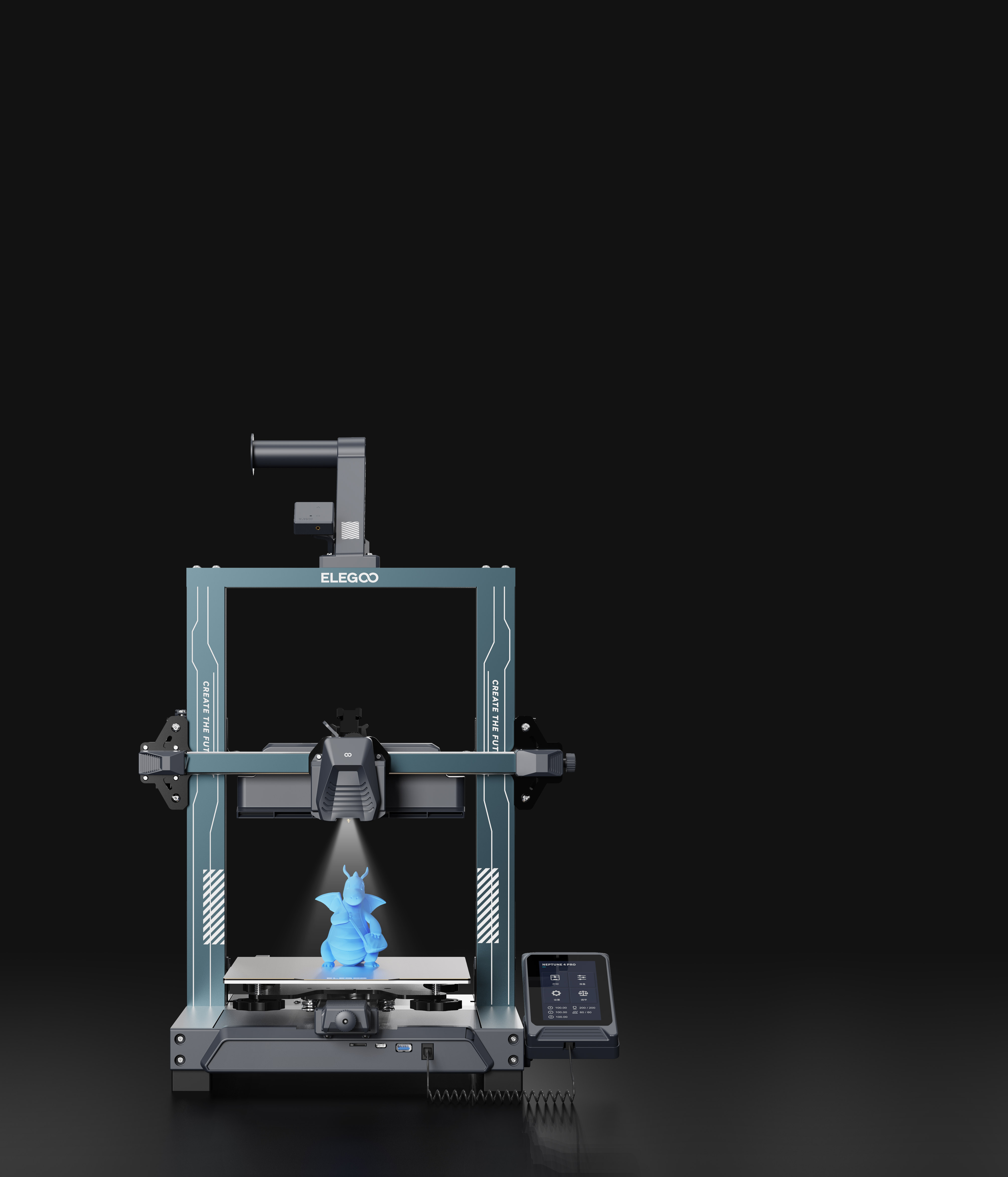 เครื่องพิมพ์ 3 มิติ (3D Printer) Elegoo Neptune 4 Pro by In2real3d
