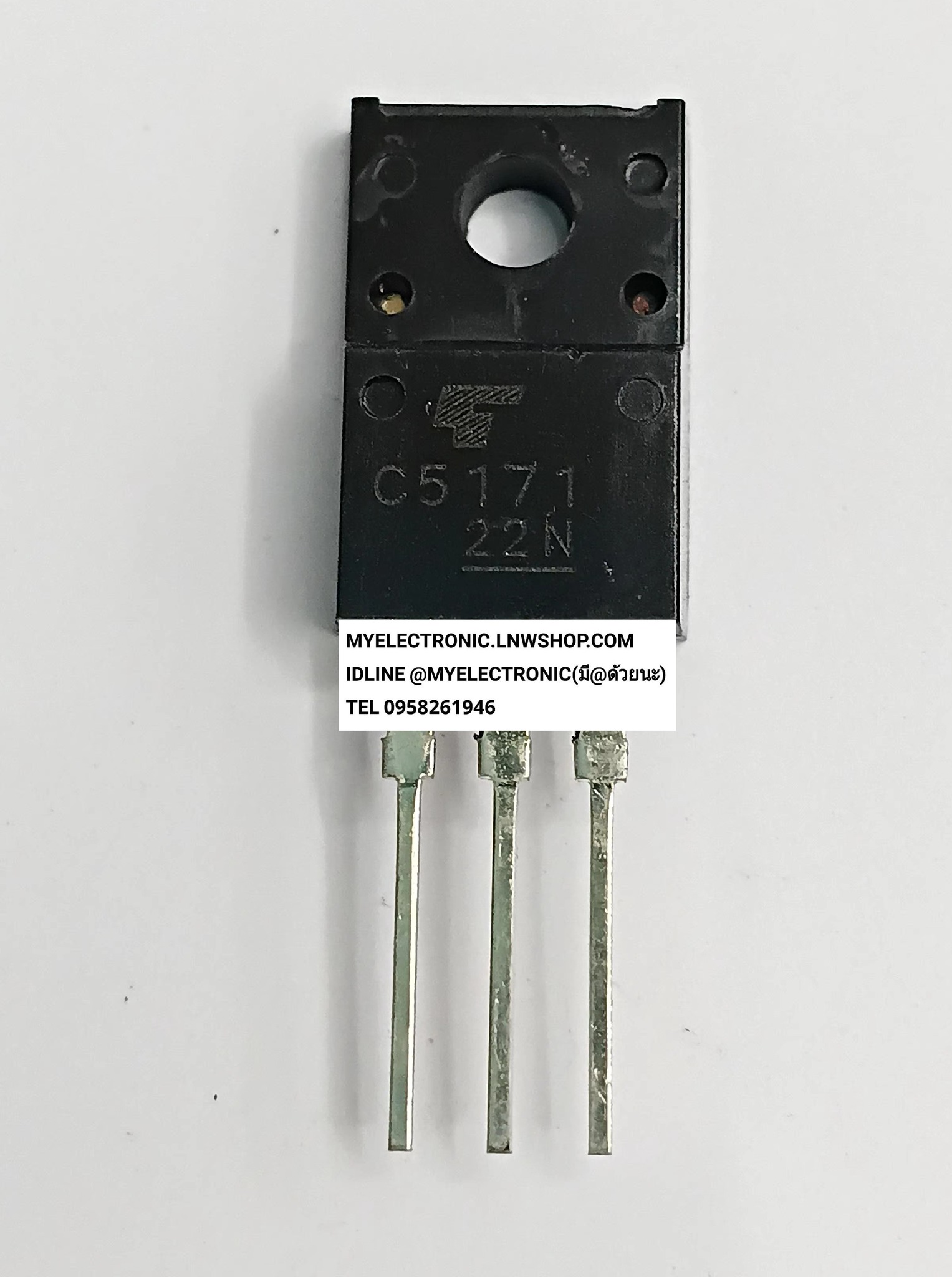 ขาย 2SC5171 ยี่ห้อ โตชิบ้า TOSHIBA ตัวถัง TO-220F ทรานซิสเตอร์ TRANSISTOR 2S C5171 ราคา ตัวล่ะ . . . หน่วย บาท
